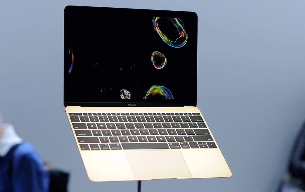 Máy tính MacBook của Apple. ( Ảnh: AFP/TTXVN)