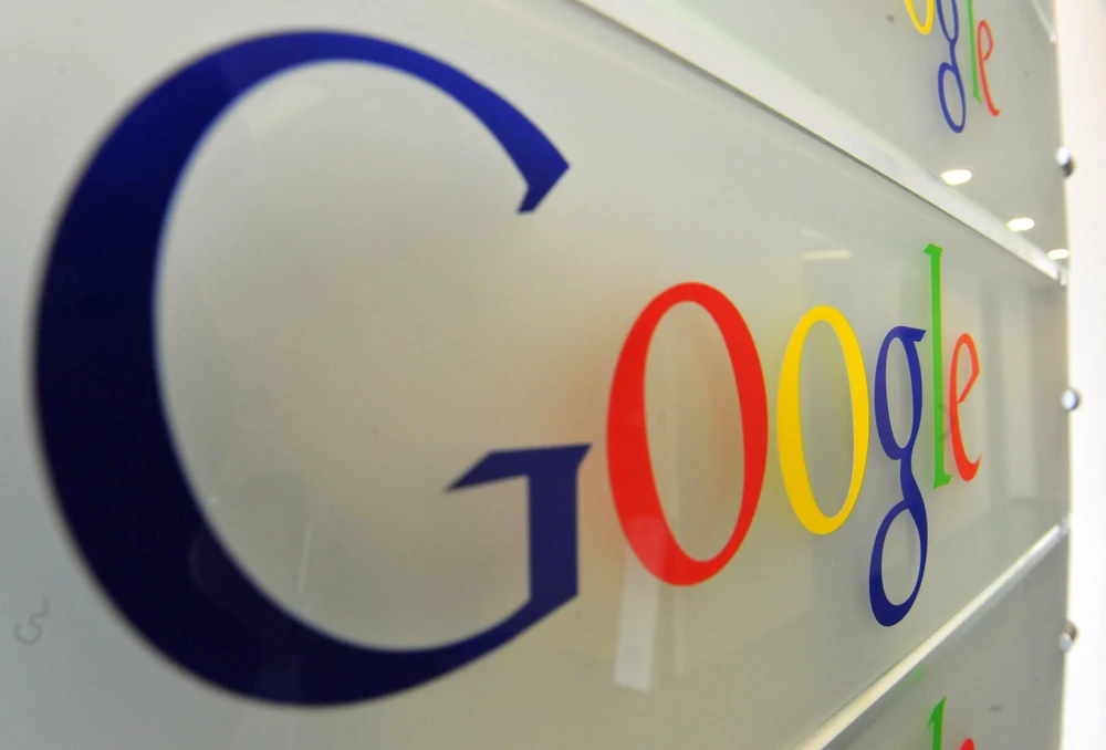 Biểu tượng Google. (Ảnh: AFP/TTXVN)