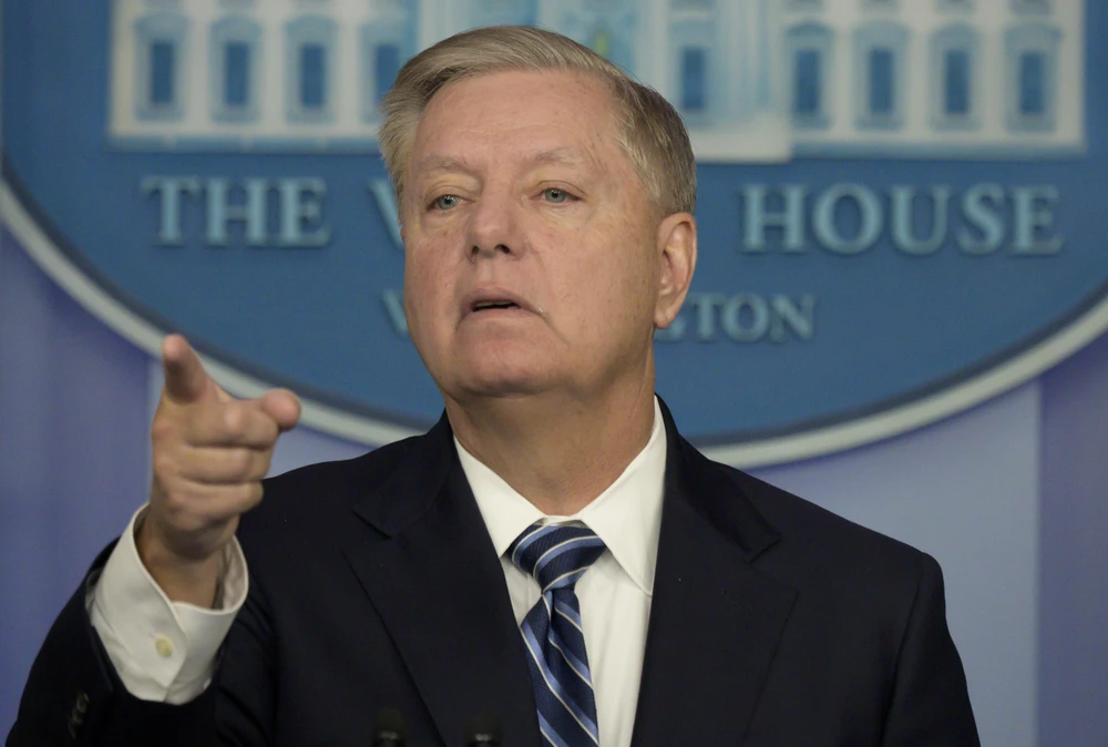 Thượng nghĩ sỹ Lindsey Graham. (Ảnh: AFP/TTXVN)