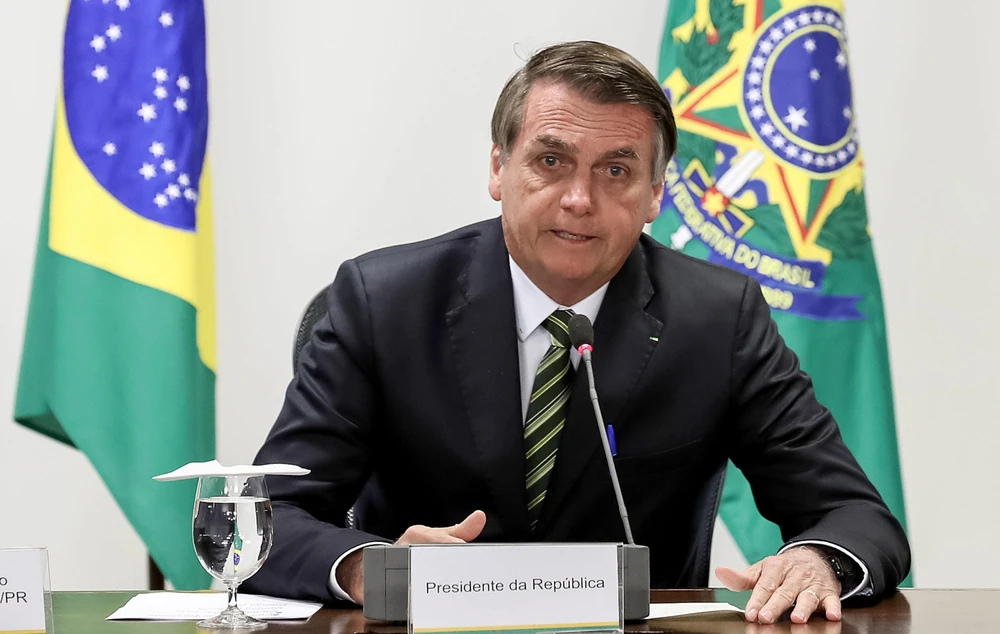 Tổng thống Brazil Jair Bolsonaro. (Ảnh: AFP/ TTXVN)