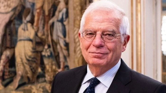 Đại diện cấp cao của Liên minh châu Âu (EU) phụ trách chính sách an ninh và đối ngoại Josep Borrell trong chuyến thăm Tehran, Iran. (Ảnh: IRNA/TTXVN)
