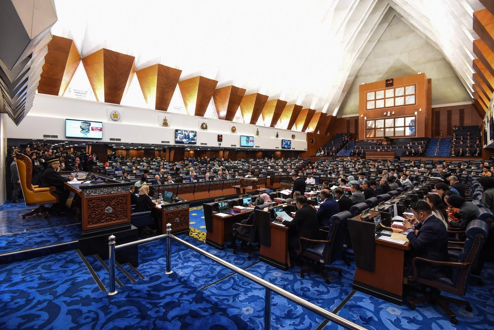 Toàn cảnh một phiên họp Quốc hội Malaysia. (Ảnh: AFP/TTXVN)