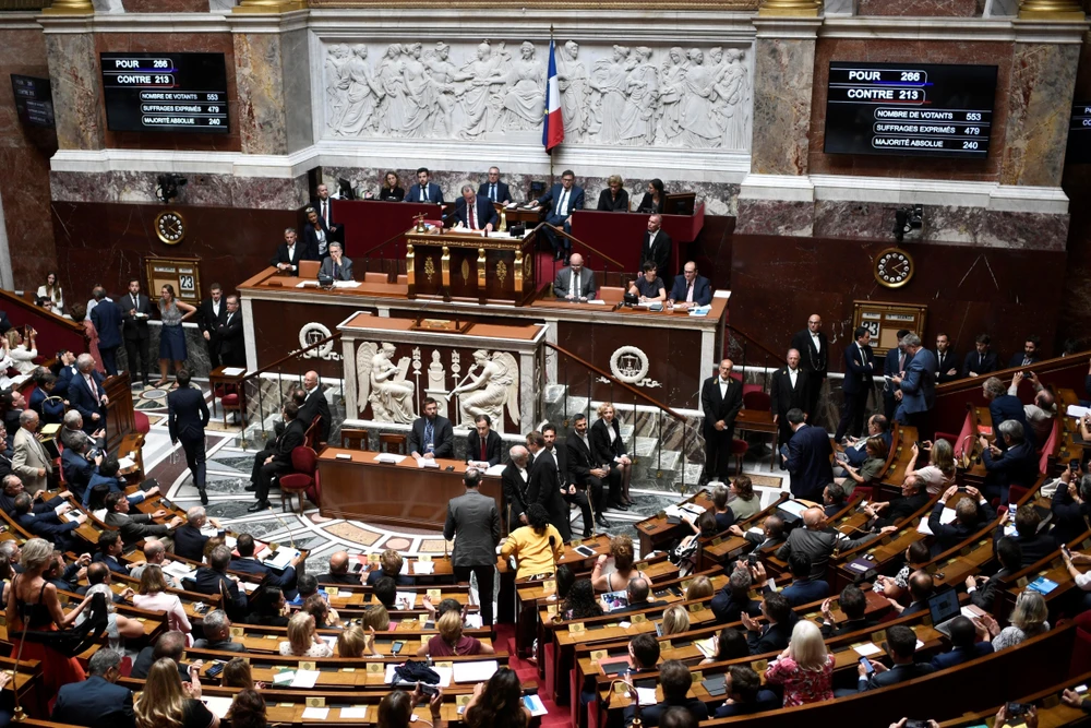 Một phiên họp Quốc hội Pháp ở Paris. (Ảnh: AFP/TTXVN)