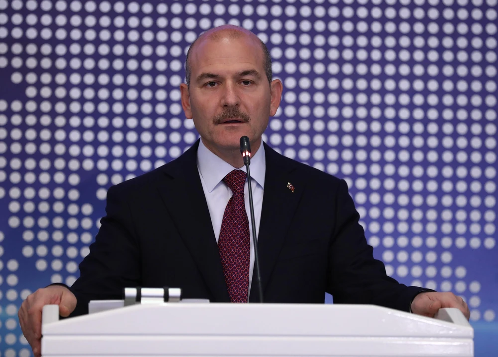 Bộ trưởng Nội vụ Thổ Nhĩ Kỳ Suleyman Soylu đã đệ đơn từ chức. (Ảnh: AFP/TTXVN)