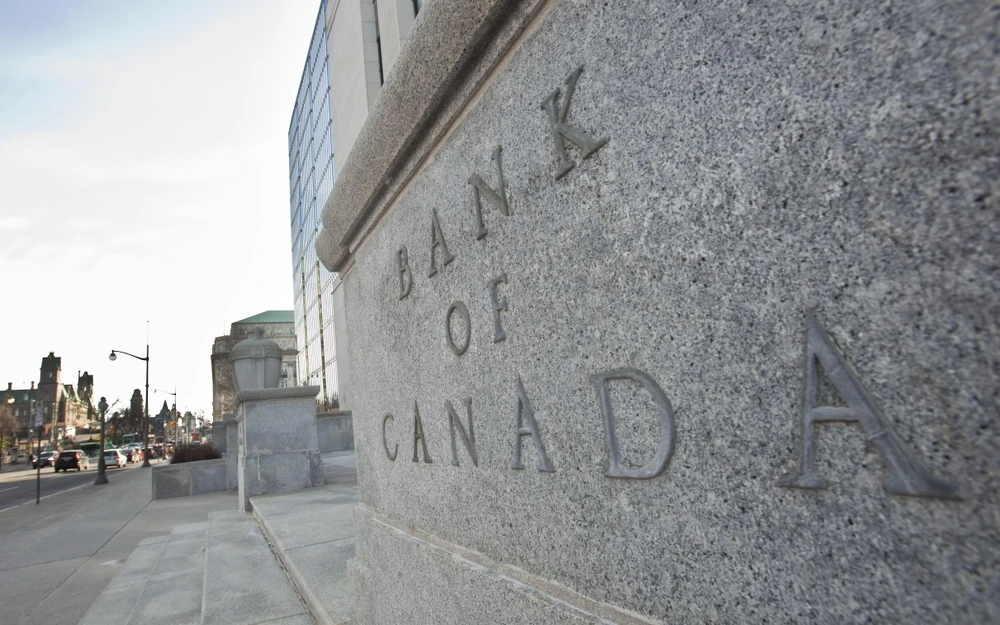 Trụ sở Ngân hàng trung ương Canada - một trong các quốc gia thuộc nhóm G7. (Ảnh: AFP/ TTXVN)