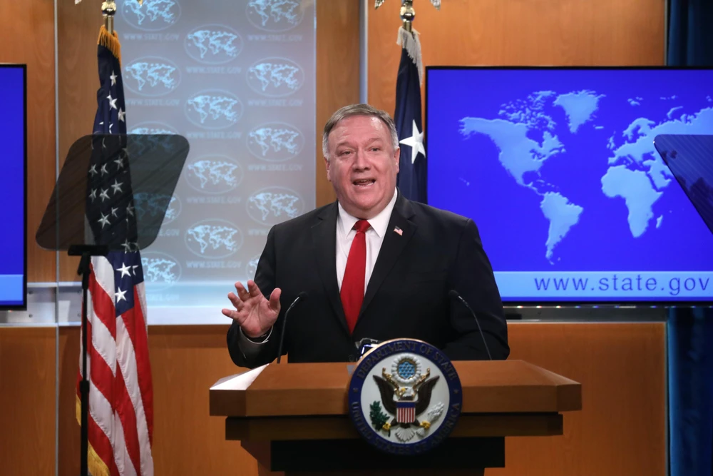 Ngoại trưởng Mike Pompeo. (Ảnh: AFP/TTXVN)