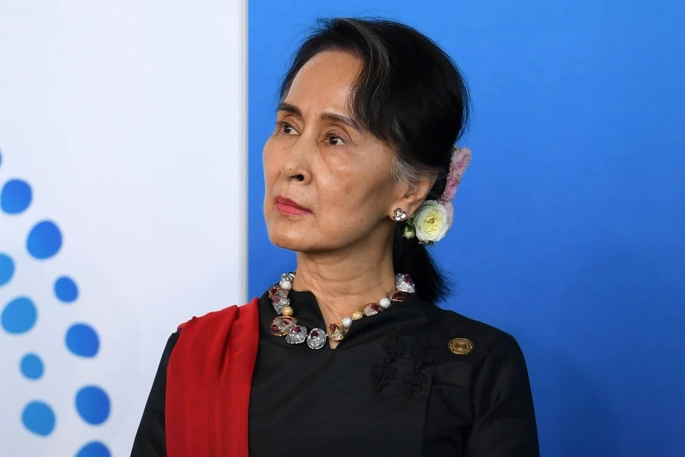 Cố vấn Nhà nước Myanamar Aung San Suu Kyi. (Nguồn: Reuters)