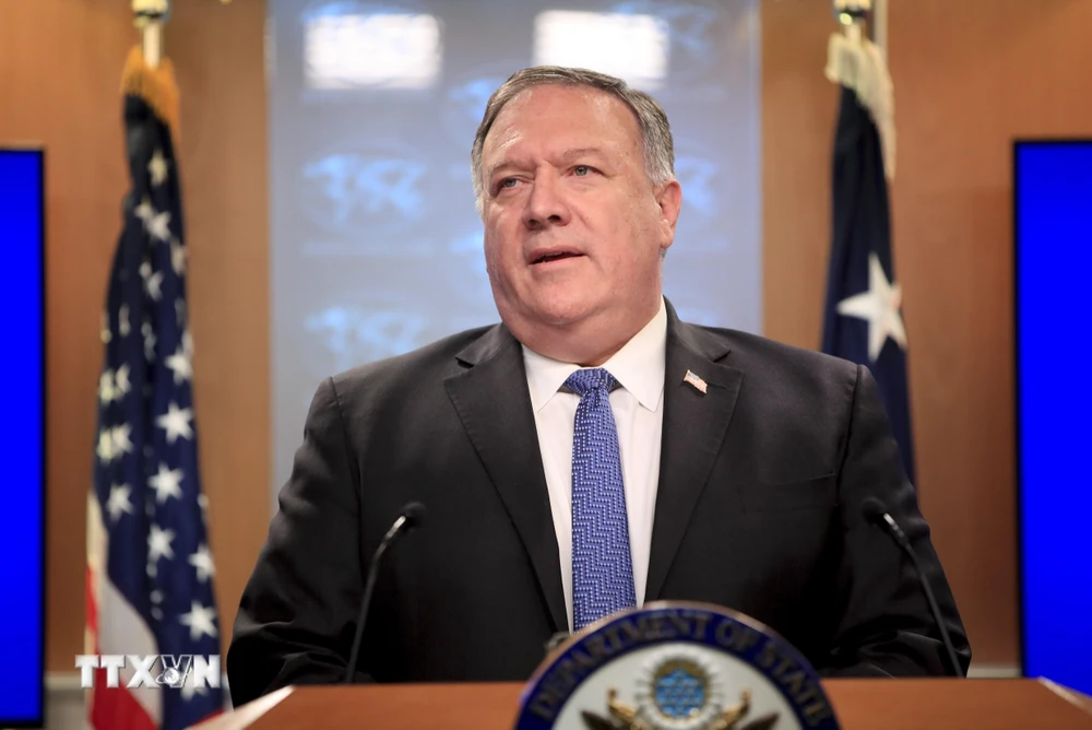 Ngoại trưởng Mỹ Mike Pompeo. (Ảnh: AFP/TTXVN)