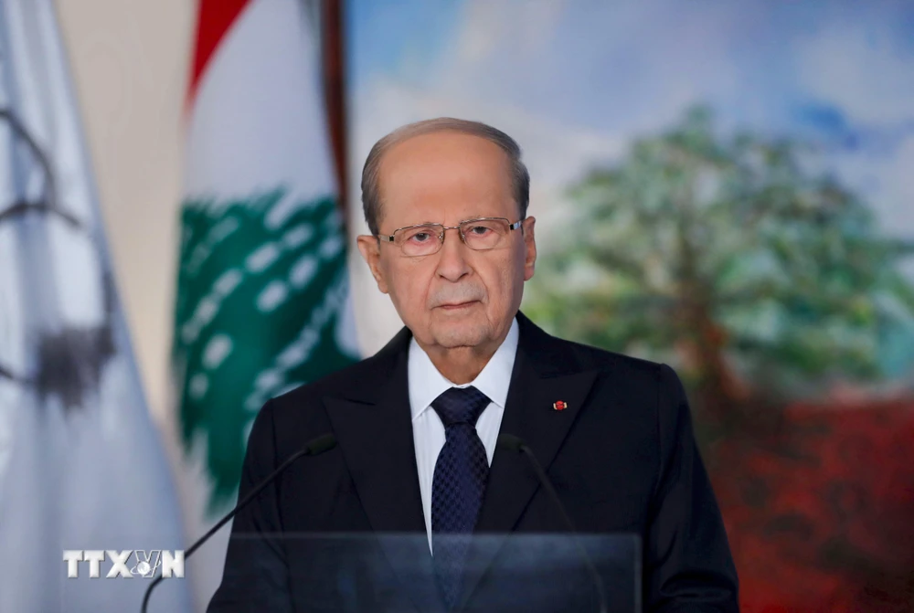 Tổng thống Liban Michel Aoun. (Ảnh: AFP/TTXVN)