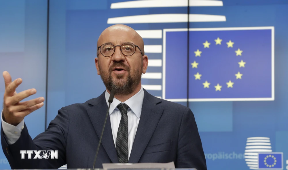 Chủ tịch Hội đồng châu Âu Charles Michel. (Ảnh: AFP/TTXVN)