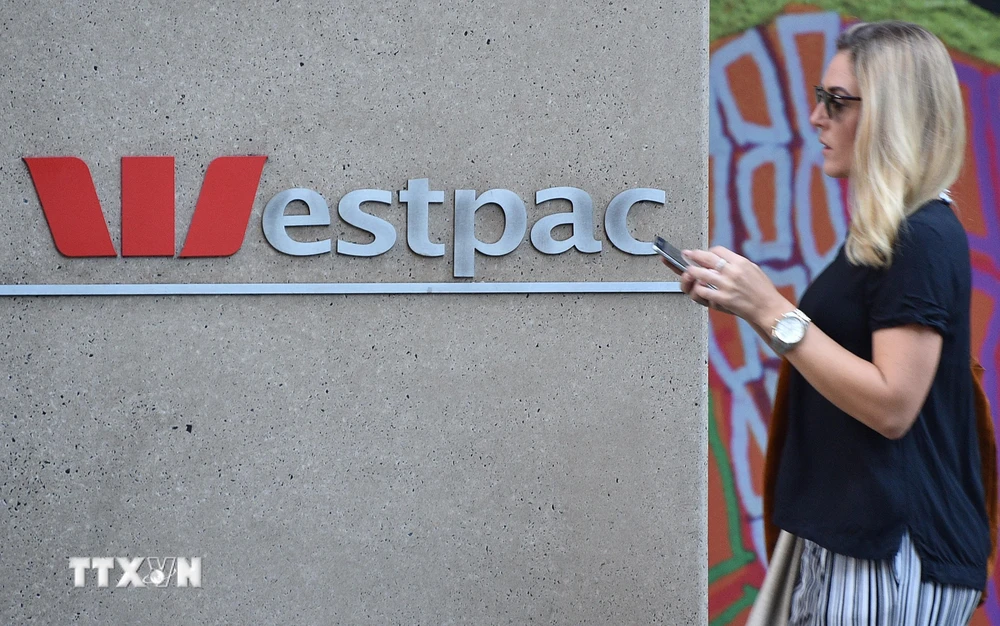 Một chi nhánh của Ngân hàng Westpac ở Sydney, Australia. (Ảnh: AFP/TTXVN)