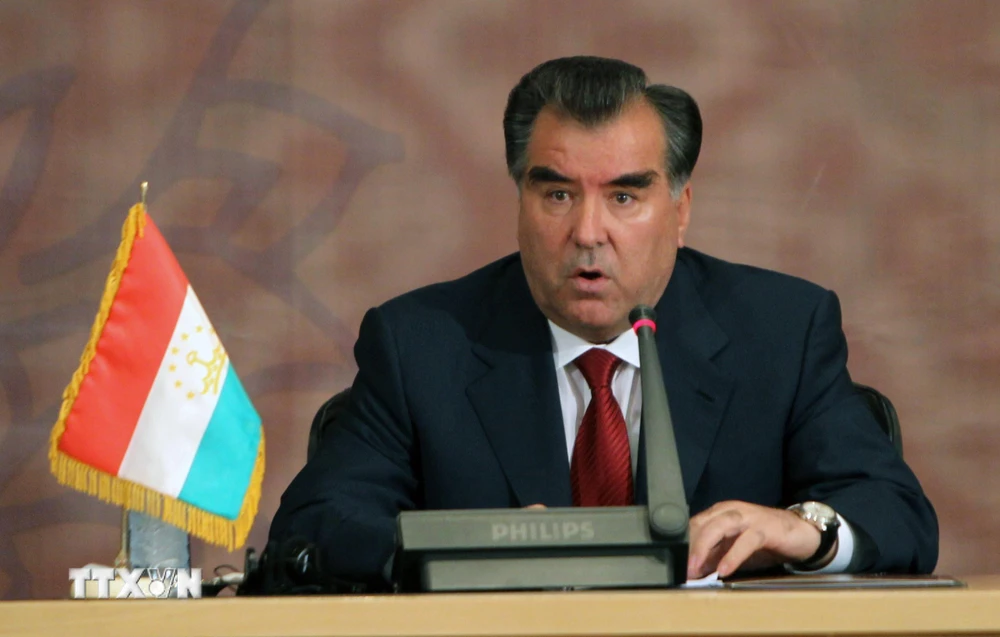 Tổng thống tái đắc cử của Tajikistan, ông Imomali Rakhmon. (Nguồn: AFP/TTXVN)