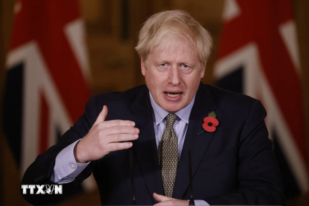 Thủ tướng Anh Boris Johnson. (Ảnh: AFP/TTXVN)