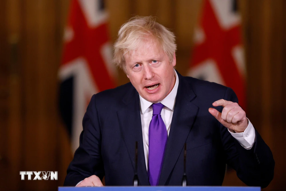 Thủ tướng Anh Boris Johnson. (Ảnh: AFP/TTXVN)