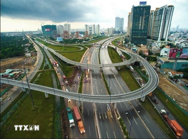 Khu vực Cát Lái – Xa lộ Hà Nội, góp phần phát triển khu đô thị mới tại Quận 2, TP Hồ Chí Minh. (Ảnh: Tư liệu/TTXVN phát)