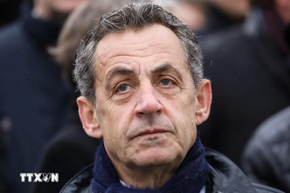 Cựu Tổng thống Pháp Nicolas Sarkozy. (Ảnh: AFP/TTXVN)