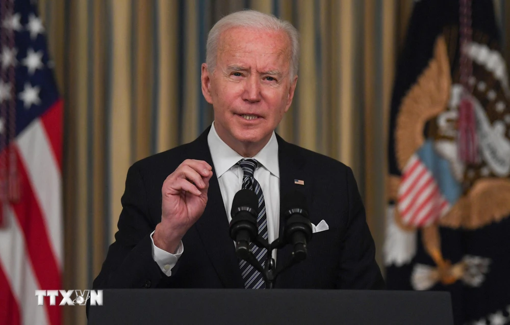 Tổng thống Mỹ Joe Biden. Ảnh: AFP/TTXVN