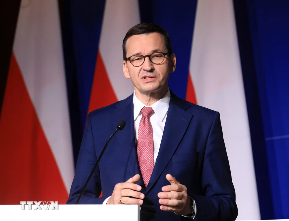 Thủ tướng Ba Lan Mateusz Morawiecki. (Ảnh: AFP/TTXVN)