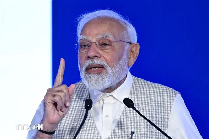 Thủ tướng Ấn Độ Narendra Modi, Chủ tịch G20. (Ảnh: AFP/TTXVN)