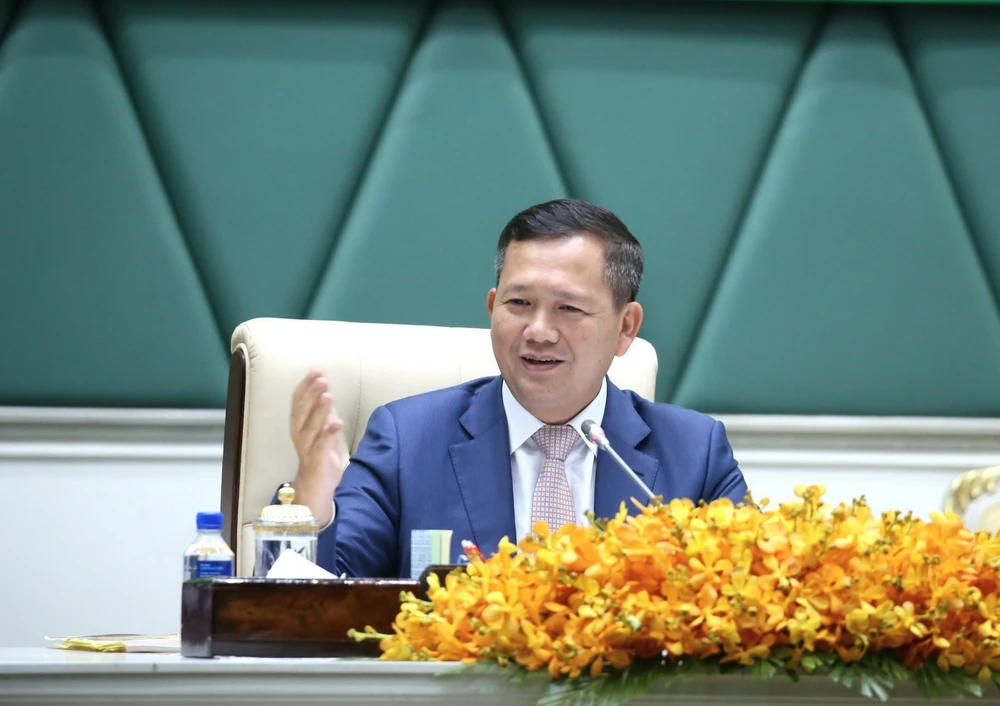 Thủ tướng Chính phủ Hoàng gia Campuchia Samdech Thipadei Hun Manet. (Ảnh: Huỳnh Thảo/TTXVN)
