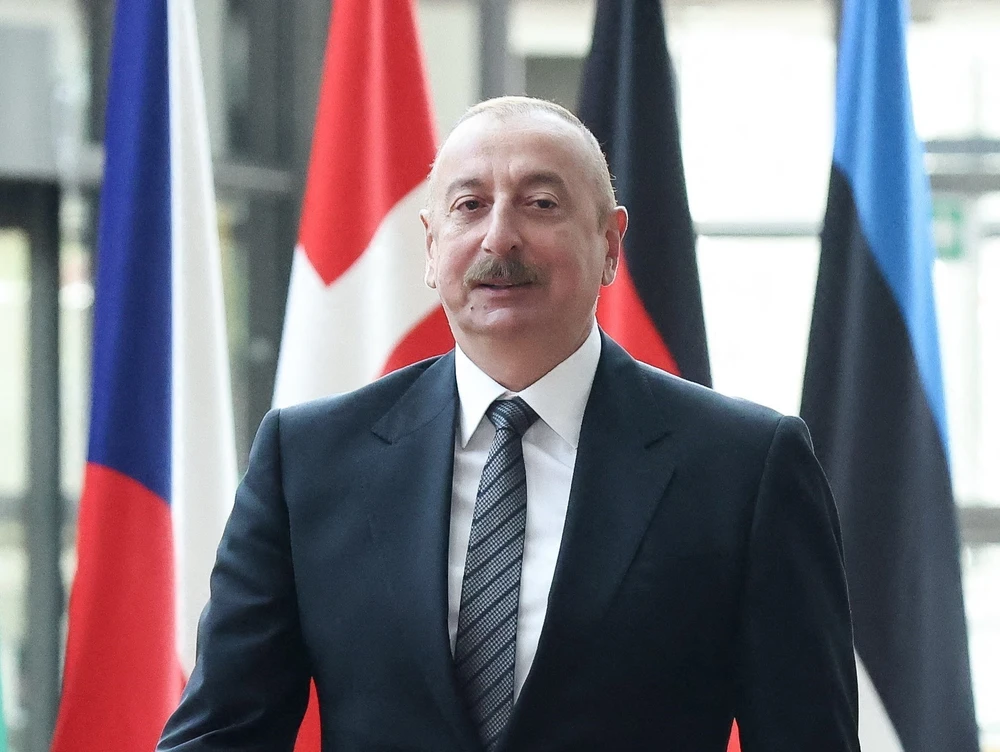 Tổng thống Azerbaijan, Ilham Aliyev. (Ảnh: AFP/TTXVN)