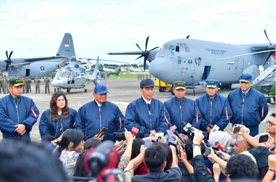 Không quân Indonesia tiếp nhận chiếc máy bay C-130J-30 Super Hercules thứ tư. (Nguồn: Bộ Quốc phòng Indonesia)