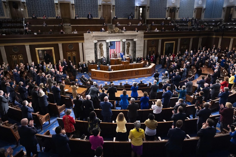 Quang cảnh một phiên họp Quốc hội Mỹ ở Washington, DC. (Ảnh: AFP/TTXVN)