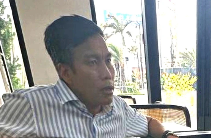 Lê Hải, cán bộ Ủy ban Kiểm tra Tỉnh ủy Phú Yên, bị bắt để điều tra vụ lừa đảo để "chạy án". (Ảnh: Công an cung cấp)