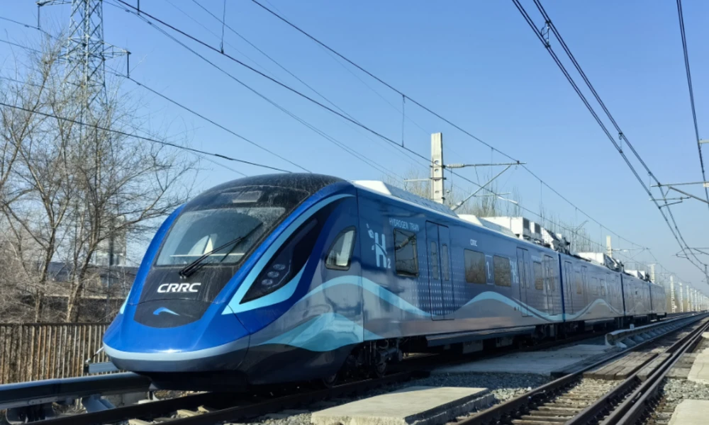 Tàu đô thị nhiên liệu hydro được thử nghiệm ở vận tốc 160km/h. (Nguồn: CRRC)