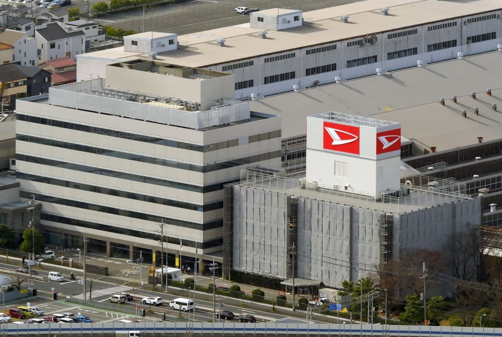 Trụ sở hãng Daihatsu ở tỉnh Osaka ngày 20/12/2023. (Ảnh: Kyodo/TTXVN)
