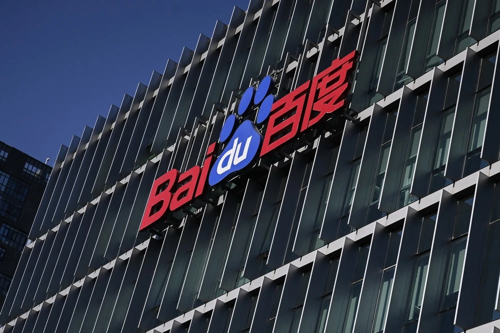 Trụ sở công ty Baidu tại Bắc Kinh, Trung Quốc. (Ảnh: AFP/TTXVN)
