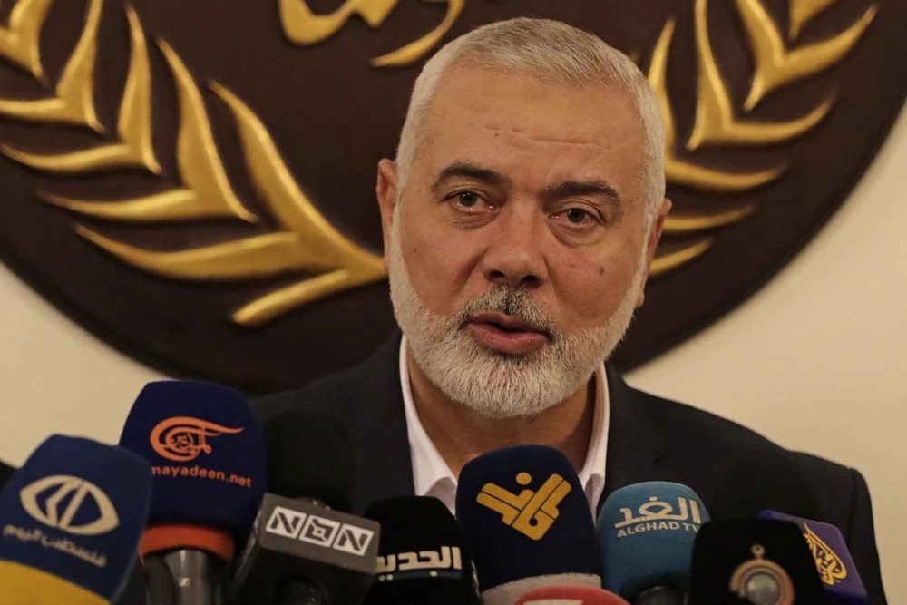 Thủ lĩnh chính trị của Hamas Ismail Haniyeh. (Ảnh: AFP/TTXVN)