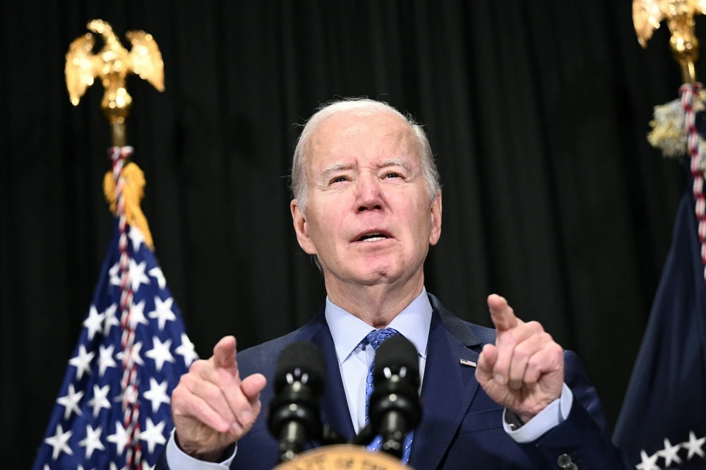 Tổng thống Mỹ Joe Biden. (Ảnh: AFP/TTXVN)