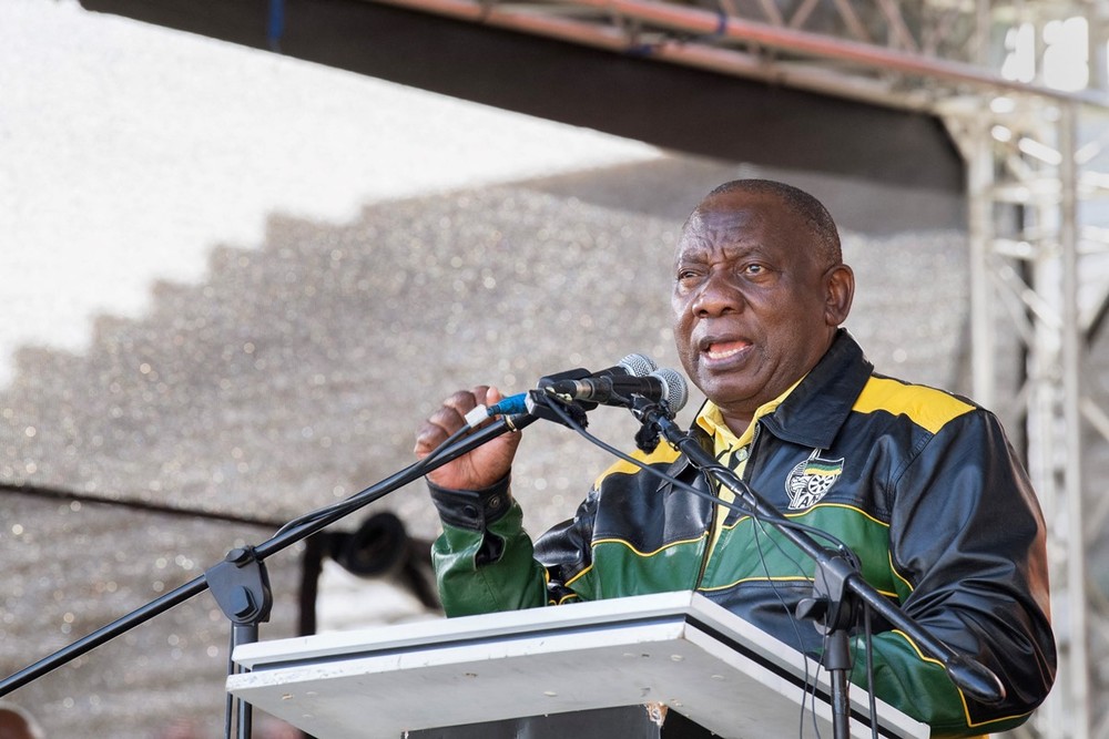 Lãnh đạo đảng ANC, ông Cyril Ramaphosa, đã được Quốc hội bầu lại làm Tổng thống Nam Phi. (Ảnh: AFP/TTXVN)