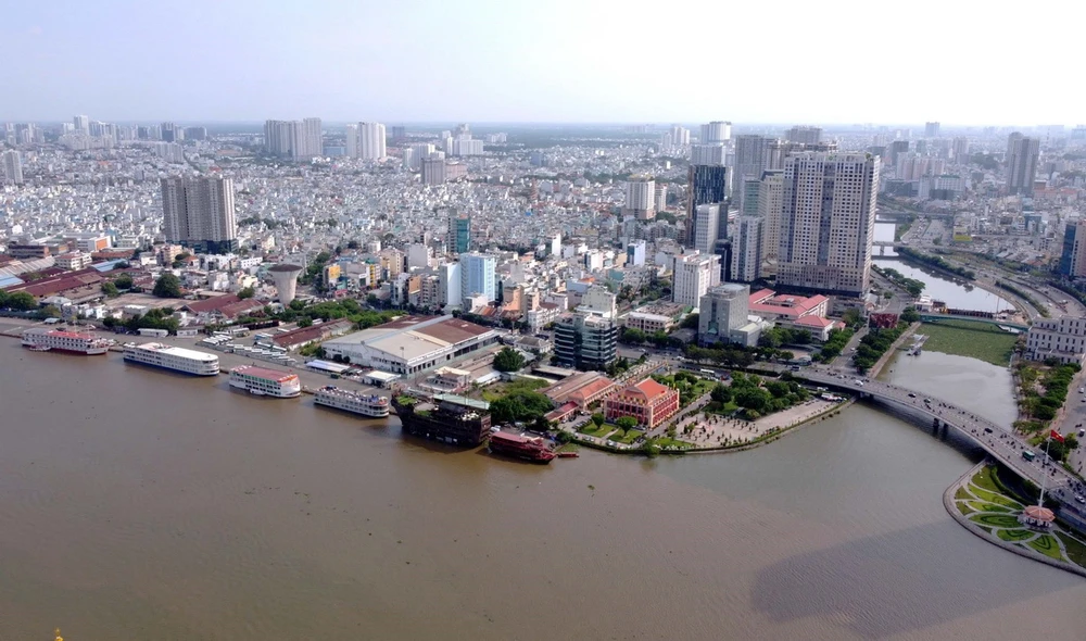 Một góc Thành phố Hồ Chí Minh. (Ảnh: Thanh Vũ/TTXVN)
