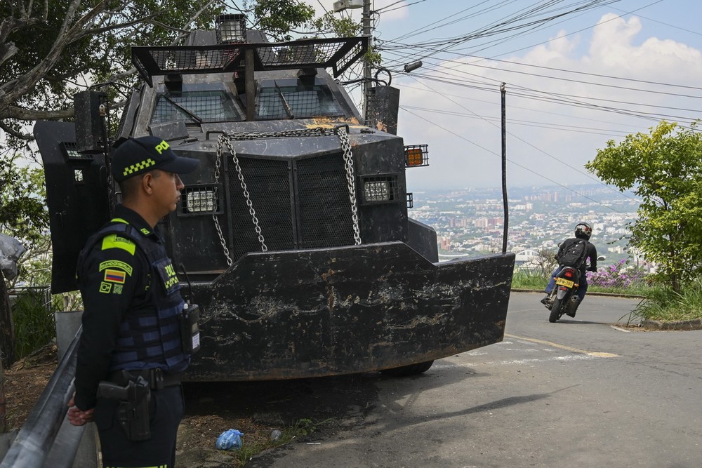 Cảnh sát Colombia. (Ảnh: AFP/TTXVN)