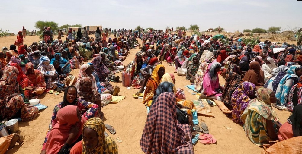 Người tị nạn Sudan sơ tán tránh xung đột tại các trại tạm ở Koufroun, CH Chad. (Ảnh: Reuters)