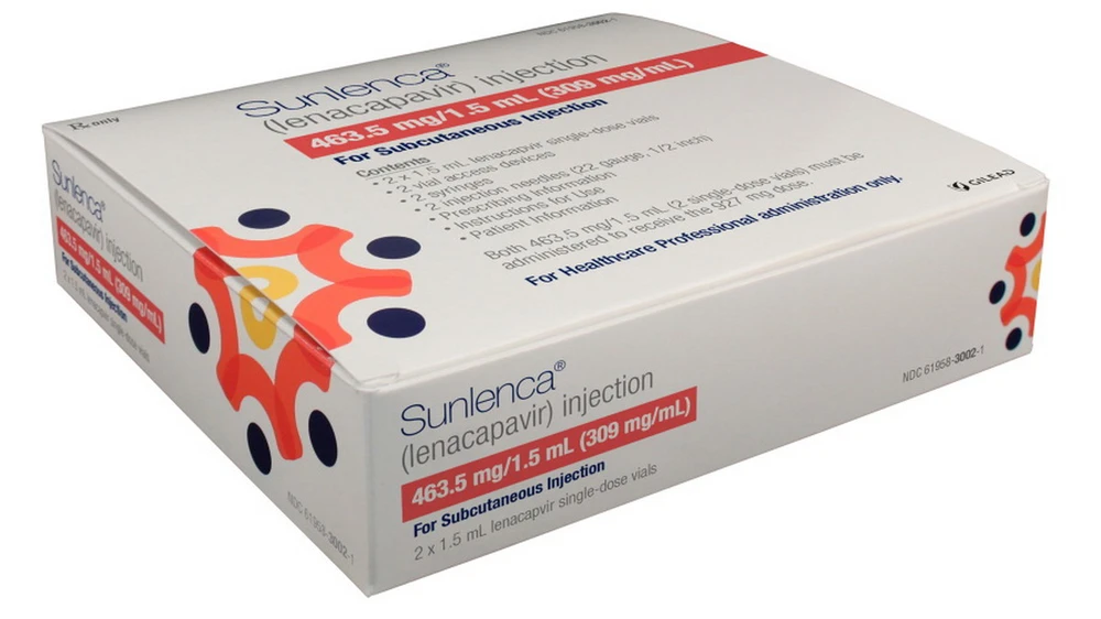 Thuốc điều trị HIV Sunlenca (Lenacapavir) do hãng dược Gilead của Mỹ sản xuất. (Ảnh: Gilead Sciences, Inc.)