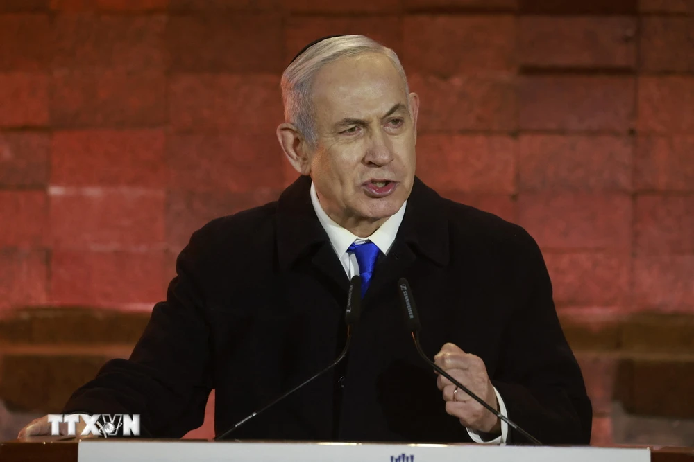 Thủ tướng Israel Benjamin Netanyahu. (Ảnh: AFP/TTXVN)