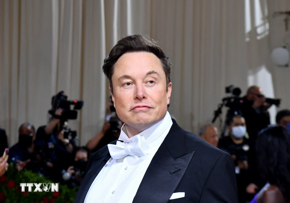 Tỷ phú Elon Musk tại một sự kiện ở New York, Mỹ. (Ảnh: AFP/TTXVN)