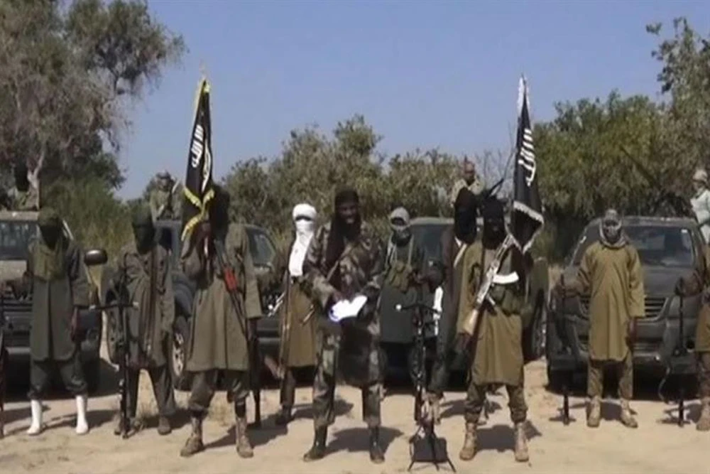 Các chiến binh Boko Haram ở Nigeria trong một video do nhóm này sản xuất. (Nguồn: AFP)