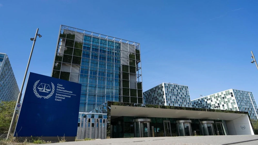 Trụ sở Tòa án Hình sự Quốc tế tại The Hague, Hà Lan. (Ảnh AP)