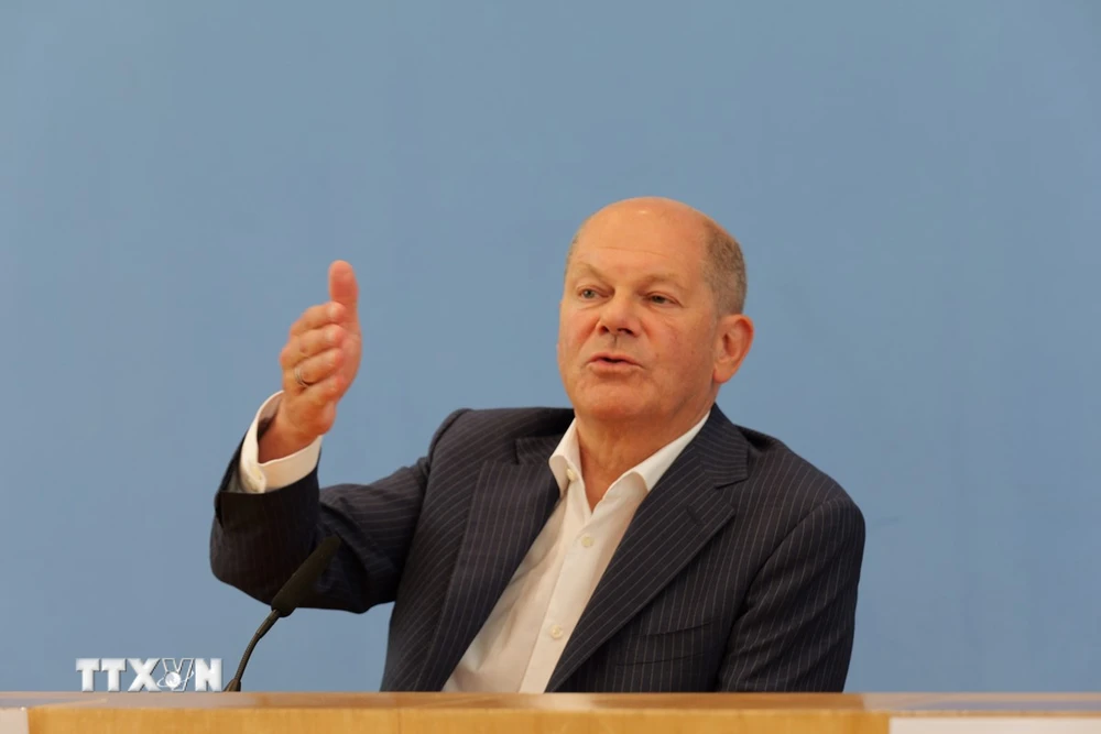 Thủ tướng Đức Olaf Scholz. (Ảnh: THX/TTXVN)