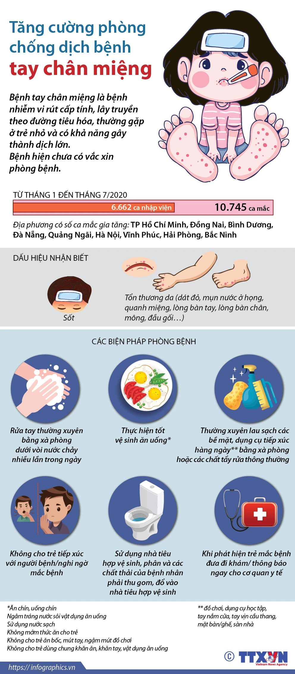 Infographics] Tăng cường phòng chống dịch bệnh tay chân miệng ...