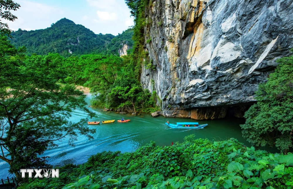 Động Phong Nha, Quảng Bình. (Ảnh: TTXVN phát)