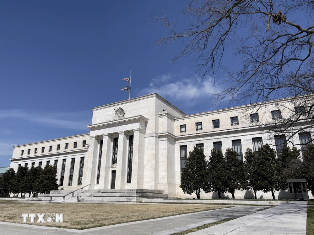 Trụ sở Ngân hàng Dự trữ Liên bang Mỹ tại Washington, DC. (Nguồn: AFP/TTXVN)