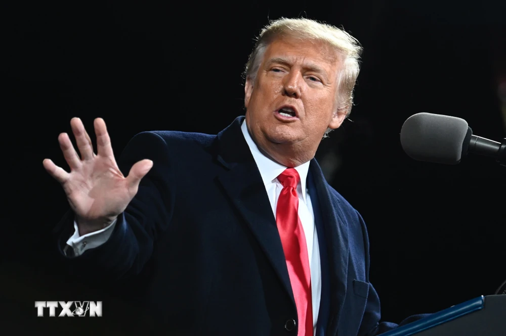 Cựu Tổng thống Mỹ Donald Trump. (Nguồn: AFP/TTXVN)