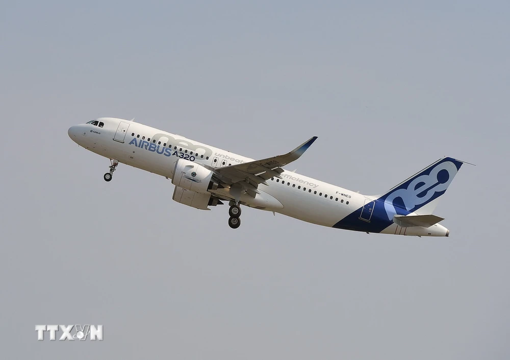 Máy bay Airbus A320neo. (Ảnh: AFP/TTXVN)