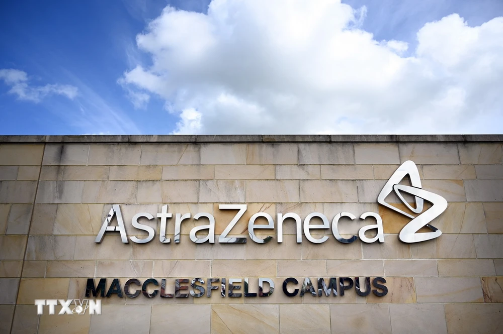 Trụ sở Tập đoàn dược phẩm AstraZeneca ở Macclesfield, Anh. (Ảnh: AFP/TTXVN)