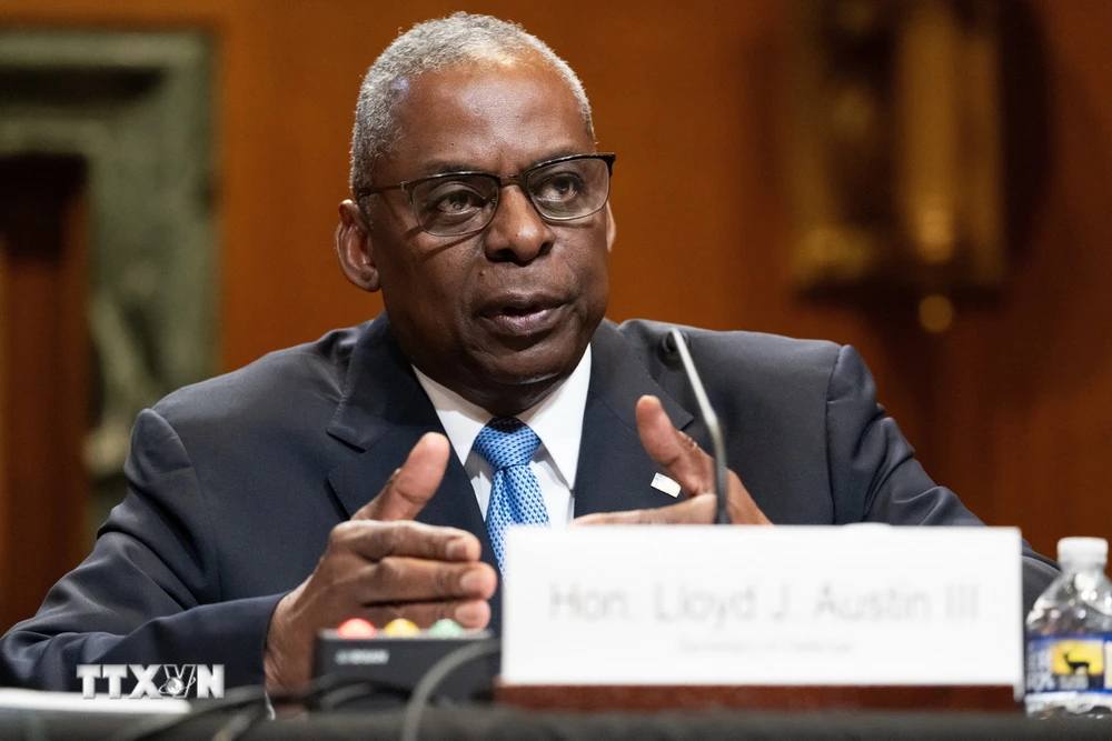 Bộ trưởng Quốc phòng Mỹ Lloyd Austin. (Ảnh: AFP/TTXVN)